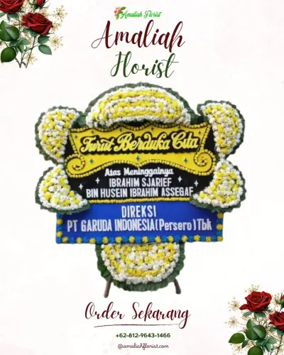 Papan Bunga Duka di Tuksono